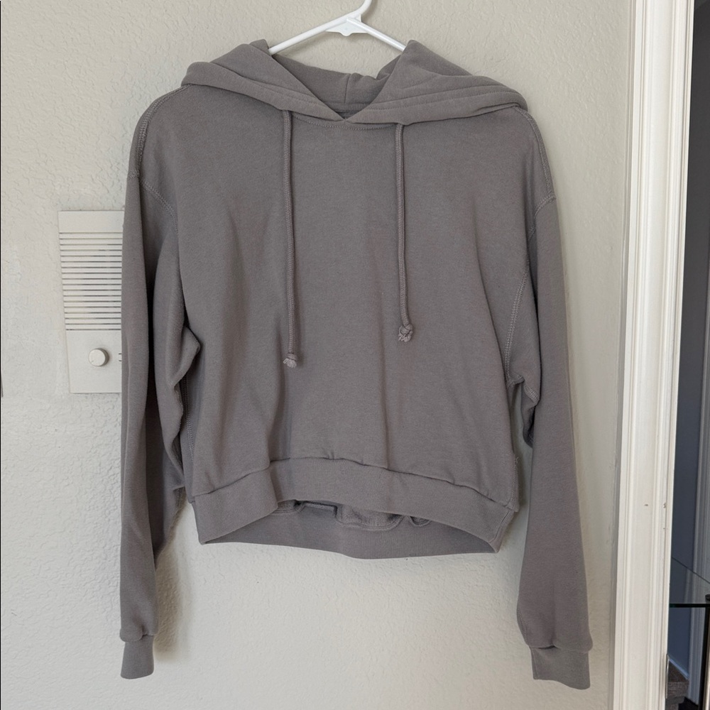 Abercrombie & Fitch Soft Gray Hoodie